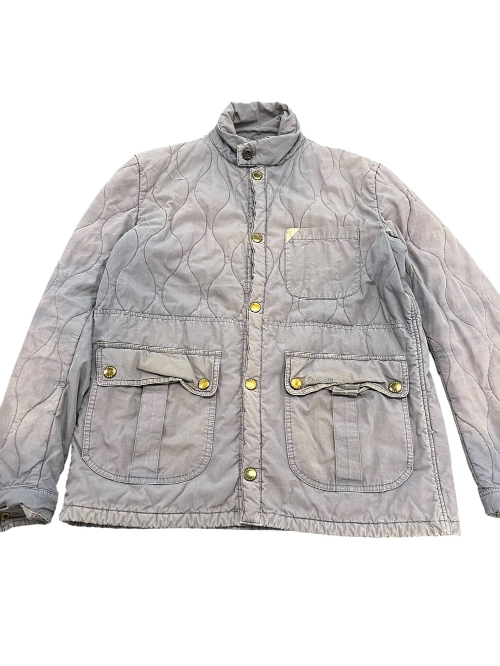 Vintage Barbour Quilted Jacket M Size (135)